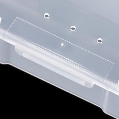 4Pcs Transparent Storage Boxes For Nail Tool Professional Pedicure Manicure Tools Set Plastic Nail Art Tool Box Storage Case Nail Supplies, White - color: 4PCS White
