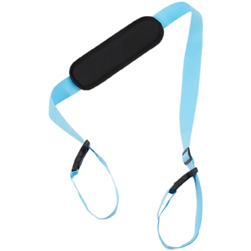 GORGECRAFT Beach Chair Carrying Strap Adjustable Scooter Anti-Slip Shoulder Straps Replacement Light Blue Universal Padded for Backpack Foldable Balance Bikes Camping Picnics Outdoor 100-189cm - color: Light Blue