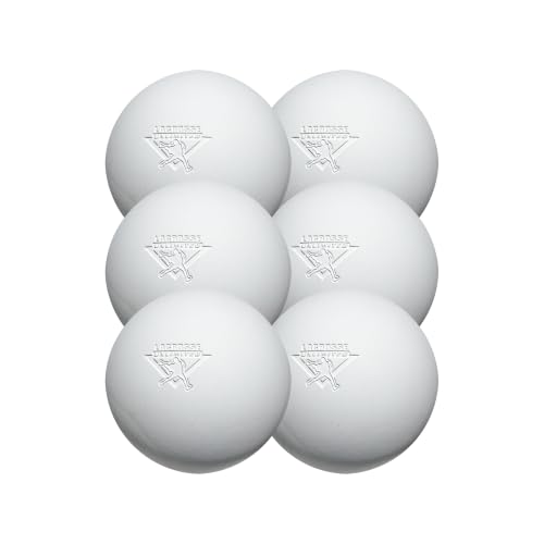 Lacrosse Unlimited 6-Pack of Lacrosse Balls NOCSAE Approved - color: White