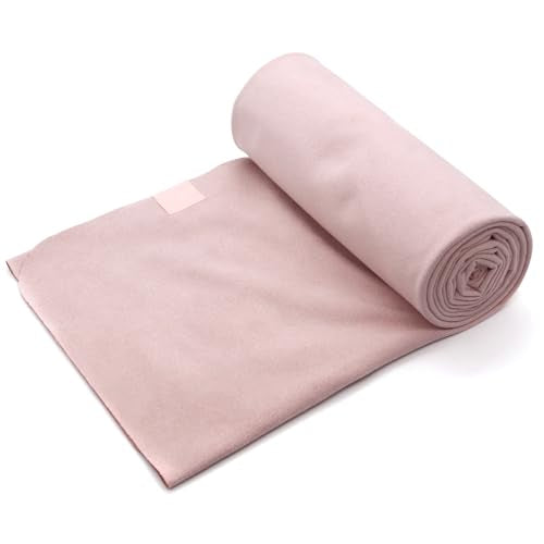 Eunzel Hot Yoga Mat Towel, Soft Suede Microfiber 72" x 26.5" | Super Absorbent, Soft Suede Microfiber, Hot Yoga & Bikram, Comfortable Practice Surface - color: Pink (Yoga Towel, 72"x26.5")