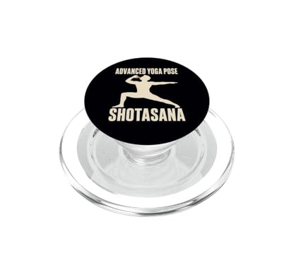Shotasana Advanced Yoga Pose Drinking Humor PopSockets PopGrip for MagSafe - style: Magnetic PopGrip