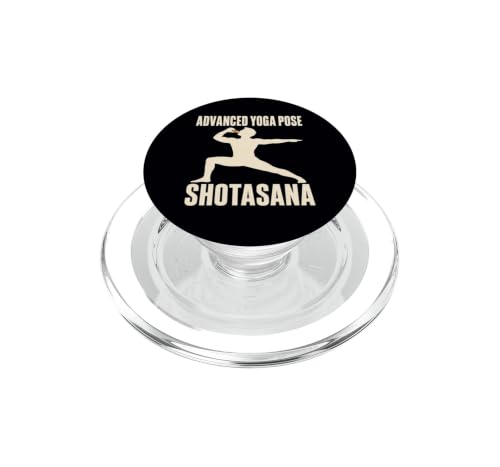 Shotasana Advanced Yoga Pose Drinking Humor PopSockets PopGrip for MagSafe - style: Magnetic PopGrip