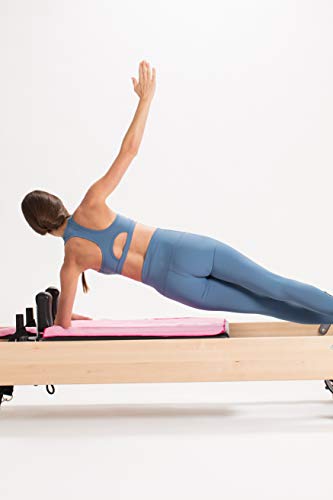Salt & Honey Non-Slip Pilates Reformer Mat Towel - color: Pink