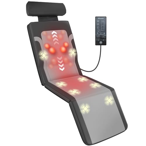 Snailax 2026 Shiatsu Massage Mat with Heat,Vibration Full Body Massager