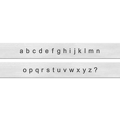 ImpressArt - Basic Sans Serif 2.5mm Lowercase Metal Stamp Letter Set for Metal Stamping and Handmade Jewelry - color: Sans Serif (2.5mm), size: Lowercase