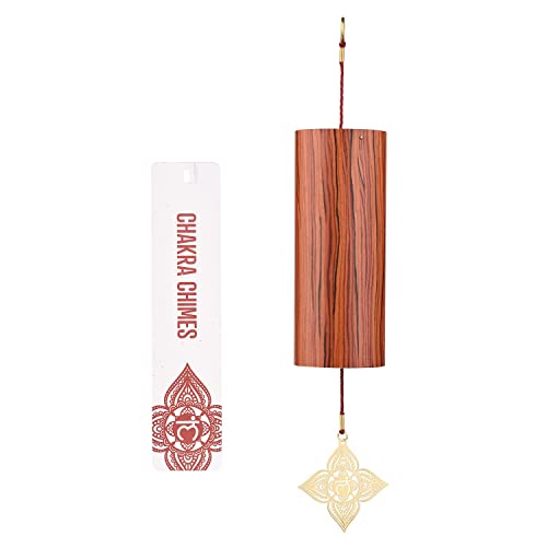 Chakra Chimes Natural Bamboo Wind Chimes Meditation Chord Windchime Wind Bell for Home Decoration Zen Mindfulness Root Chakra - color: Root