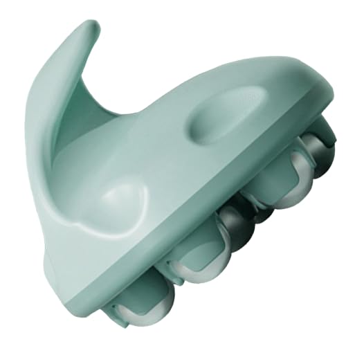 WMM Hand Held Massager, Full Body Massage Tool with Roller Ball Massager Manual 360-degree-roller for Muscle Back Neck Joint Foot Shoulder Leg Pain Relief with Portable Design - color: Green