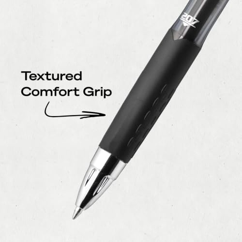 uniball™ 207 Gel Pens, Black Ink, 0.7mm Medium Point, Retractable, 2 Count | Smooth Writing, Fraud-Resistant, uni Super Ink™