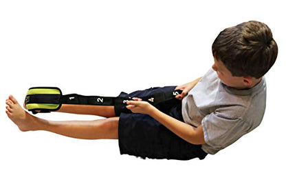 Smart Stretch Strap for Foot, Calf & Hamstring Muscles. Guided Stretching Device for Posture Correction, Plantar Fasciitis, Arch Development & Other Leg & Foot Stretches.