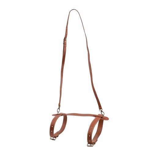 Lolmi PU Leather Blanket Strap,Picnic Blanket Carry Strap Yoga Mat Strap
