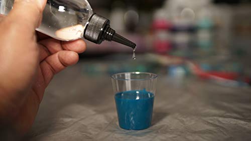 Dimethicone Acrylic Silicone Oil for Pouring, 4 Ounces, 1000cSt, for Artists - Non-Toxic, 100% Pure Liquid Oils to Create Cells in Paintings - Professional Fluid Art Supplies