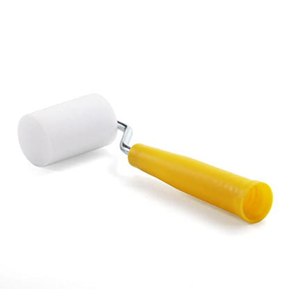 NANJA 2Inch Mini Foam Paint Roller Kit 6 Refills,Tray,Handle for Smooth | For smooth finishes, trim, cabinets, doors, tight spaces, DIY. - size: 2 Inch
