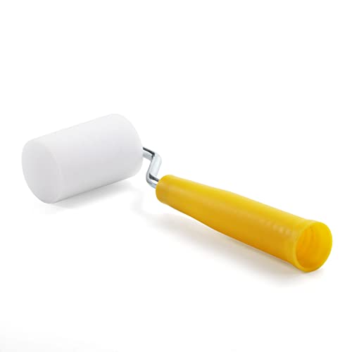 NANJA 2Inch Mini Foam Paint Roller Kit 6 Refills,Tray,Handle for Smooth - size: 2 Inch