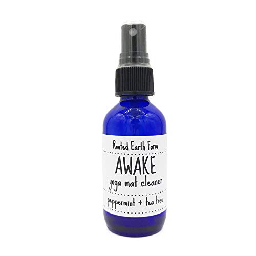 Awake Yoga Mat Cleanser - 2 fl oz - Peppermint and Tea Tree - Pilates Mist - Room and Body Spray