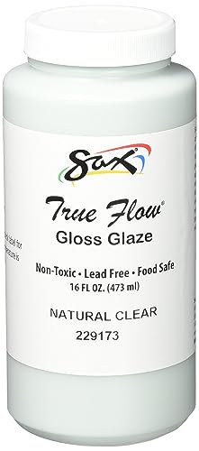 Sax 229173 True Flow Gloss Glaze - 1 Pint - Natural Clear, 16 Fl Oz (Pack of 1) - color: Natural Clear