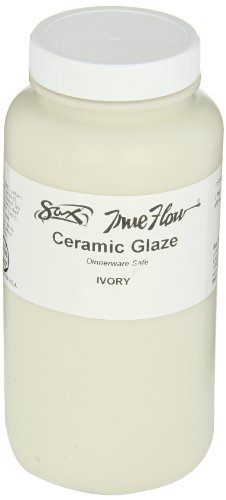 Sax True Flow Gloss Glaze, Ivory, 1 Pint - 1430115, 16 Fl Oz (Pack of 1) - color: Ivory