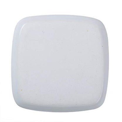 MEEDEN 7-Well Square White Porcelain Artist Paint Palette for Watercolor Gouache Acrylic Oil Painting, 5-4/5-Inch - style: SQUARE
