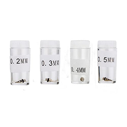 0.2mm, 0.3mm, 0.4mm,0.5mm Airbrush Nozzles Needles and Cleaning Kit | Airbrush Nozzles and Needles Replacement Parts with 11 in 1 Airbrush Cleaning Repair Tool for Airbrush Gun - size: 0.2mm, 0.3mm, 0.4mm,0.5mm /Cleaning Kit