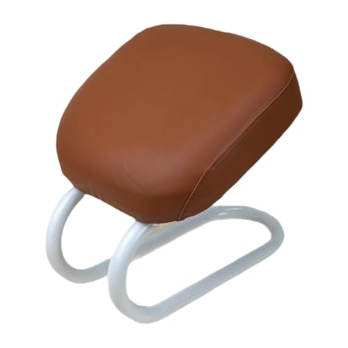 Kneeling Meditation Stool Chair Sturdy Ergonomic Compact Adults Comfortable Gift Seat Meditation Bench for Studio Praying, Brown - color: Brown