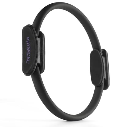 PhysKcal Pilates Ring, 15-Inch Magic Circle with Thick Padded Handle - color: Onyx Night