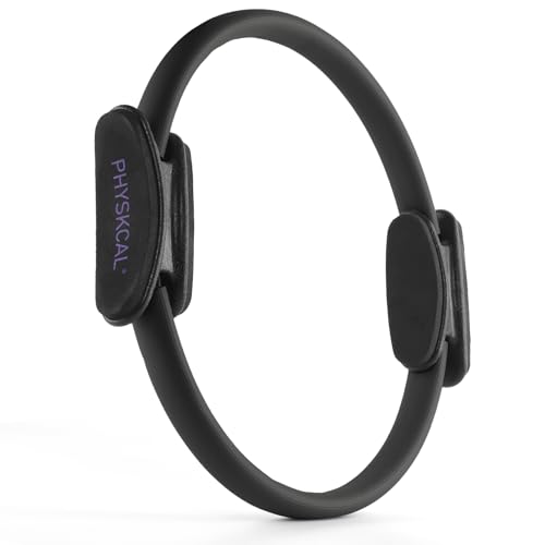PhysKcal Pilates Ring, 15-Inch Magic Circle with Thick Padded Handle - color: Onyx Night