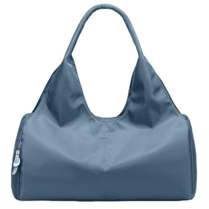 Forestfish Gym Bag For Women With Shoes Compartment & Wet Dry - color: Navy