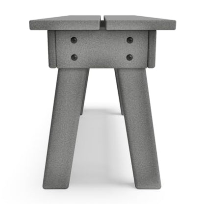 BY THE YARD 34" Picnic Table Bench (Gray) - color: Grey