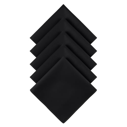 HOULIFE Sweat Absorbing Handkerchief for Men, Microfiber Quick-Dry Towels | Rags for Gym Sport Workout, Sweat Towel for Hand, Absorbency, Comfortable - color: Black