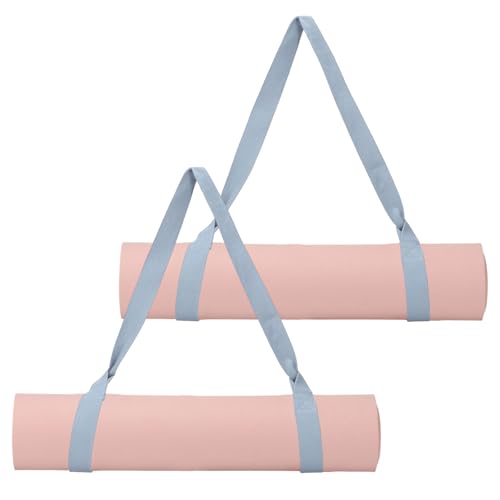 Yoga Mat Straps for Carrying, Adjustable Exercise Mat Sling Holder Multi Purpose Mats Carrier - color: Grey