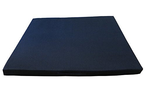 Deluxe Zabuton Meditation Mat - color: Black
