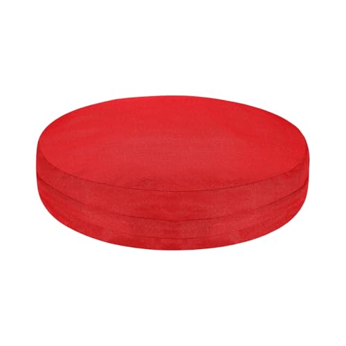 uxcell Round Floor Pillow 15.7" Floor Cushion Cover Pillow Protector Red - color: Red, size: 15.8" x 15.8" (Pack of 1)