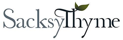 Sacksy Thyme Organic Linen Eye Pillow - Lavender & Flaxseed for Relaxation, Yoga, Stress Relief - Microwavable Heating Pad & Cool Compress - Made in USA - Gifts for Meditation - color: Natural (Lavender)