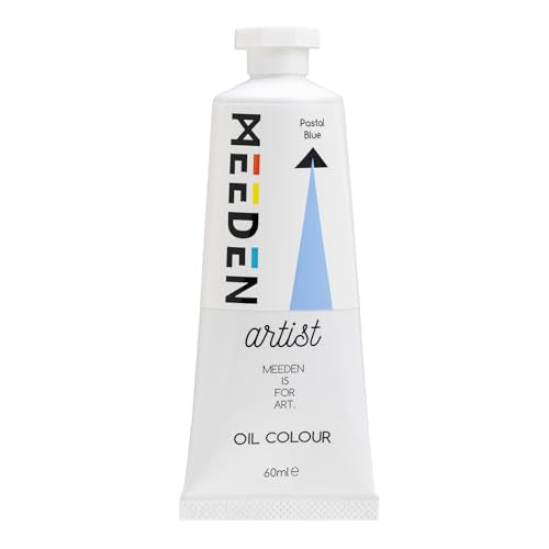 MEEDEN Artist Grade Oil Paint: Pastal Blue - 60ml/2oz Tube | Professional Art Paints and Supplies for Canvas Painting - color: Pastal Blue - NEW COLOR, size: 2 Fl Oz (Pack of 1)