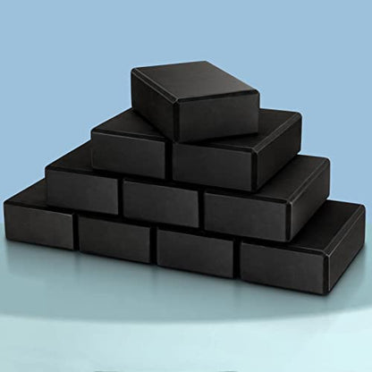 10 Pcs Yoga Blocks Bulk Foam EVA Blocks for Yoga - color: Black