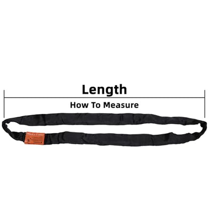 Endless Round Slings for Aerial Lyra Hoop Rig, Aerial Silks Handing Polyester Lifting Sling Spanset, Heavy Duty Polyester Capacity 5300 Lbs Vertical Capacity (Black, 6 FT) - color: Black, size: 6 ft