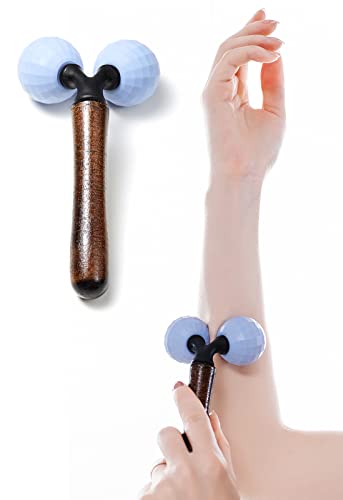 Relax Massage Roller，Handheld Total Body Massager Tools for Back, Neck, Foot, Calf, Leg, Arm & Deep Tissue Massager Relief for Sore Muscles - color: Blue
