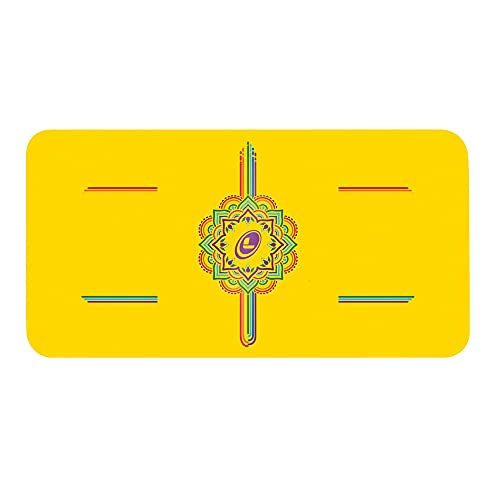 Liforme Yoga Pad - Revolutionary Alignment System, Advanced Non-Slip Grip | Eco-friendly, Non-Toxic, Sweat-Resistant, 4.2mm thick pad for knee, elbow and hand support during Yoga, Free Yoga Bag - color: Yellow