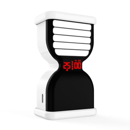 Digital Hourglass Timer for Productivity, Visual Countdown with Flight Flow - color: White