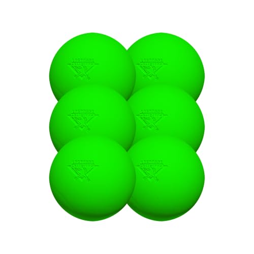 Lacrosse Unlimited 6-Pack of Lacrosse Balls NOCSAE Approved - color: Neon Green