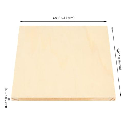 30 PCS 6 x 6 inch Wood Canvas, Blank Square Canvas for Painting, Unfinished Wooden Canvas Board for Painting DIY Craft Projects - size: 6 x 6 inch