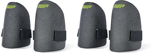 AWP Ultralight Knee Pad | Custom Molded Foam Work Knee Pads for Hardwood, Laminate, Tile, Landscaping, Gardening & More | One Size (Pack of 2) - size: 1 Pair (Pack of 2)