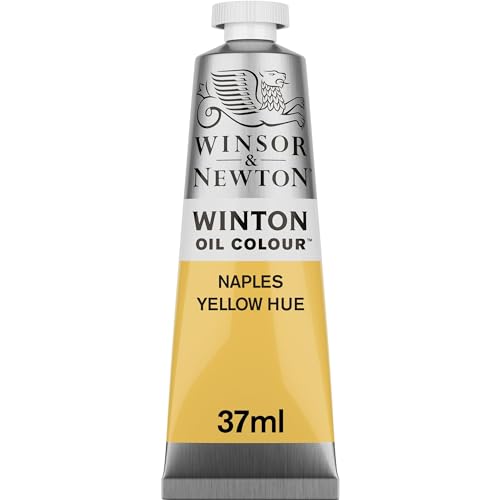 Winsor & Newton Winton Oil Color, 37ml Tube, Naples Yellow Hue | High-quality pigments, Durable, Lightfast, Permanent, Uniform Consistency, Great Pigment Load - color: Naples Yellow Hue, size: 1.25 Fl Oz (Pack of 1), style: 1.25-oz Tube