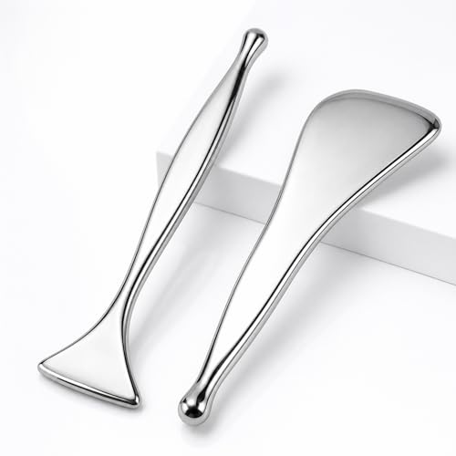 2-Pack Stainless Steel Acupuncture Pen and Gua Sha Tool Set - size: 2-Pack