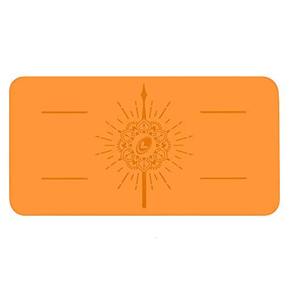 Liforme Yoga Pad - Revolutionary Alignment System, Advanced Non-Slip Grip - color: Orange