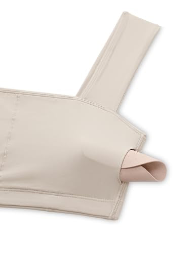 CRZ YOGA Butterluxe Wide Strap Sports Bras - color: Mojave Tan, size: Small