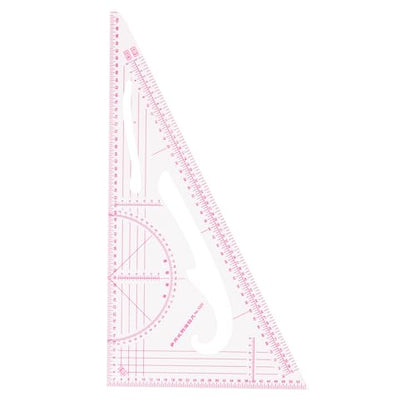 Acrylic Sewing Ruler Set，French Curve Pattern Rulers Kit for Tailors Designers Precision Pattern Making Guides Quilting and DIY Supplies (Ruler Set 1-3Pcs) - color: Pink Ruler Set 1-3Pcs