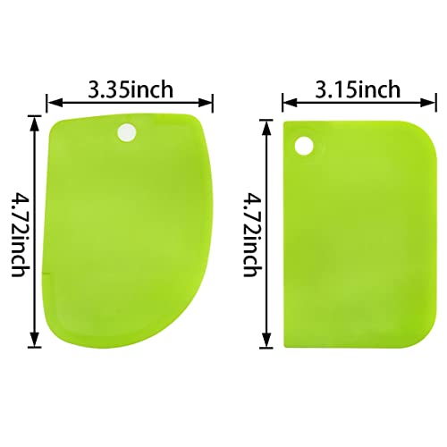 Lovelysp 6 pieces plastic clay scraper set, soft clay carving knife | Various Shaped Scrapers Used for Carving, Shaping and Edge-Polishing of Soft Clay
