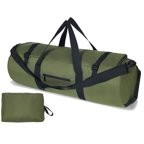 Arxus Duffle Bag 30L/50L/90L Long Travel Bag for Baseball Bat Tent Large - color: Green, size: 30L