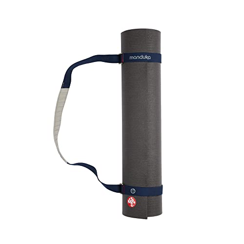 Manduka Yoga Commuter Mat Carrier - Eco-Friendly Cotton, Easy to Carry, Hands-Free, For All Mat Sizes - color: Odyssey