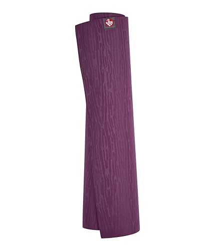 Manduka eKO 요가 매트 - 천연 고무 | 친환경 | 부드러운 질감의 표면 | 피부에 닿는 자연스러운 느낌 - color: 아사이 미드나잇, size: 71인치 x 26인치